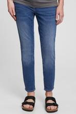 Skinny Mid Wash Blue Maternity Under The Bump Skinny Jeans offers at £24 in Gap