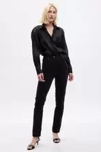 Black Sheer Long Sleeve Pocket Big Shirt offers at £15 in Gap