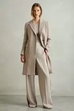 Regular Reiss Stone Louis Wool-Blend Coat offers at £198 in Gap