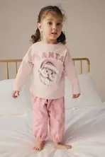 Pink Santa 100% Cotton Christmas Pyjamas (9mths-16yrs) offers at £5.5 in Gap