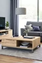 Light Bronx Coffee Table With Drawers offers at £180 in Gap