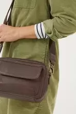 FatFace The Oslo Brown Camera Bag offers at £40 in Gap