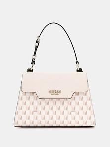 Hallie geometric-print handbag offers at £135 in Guess