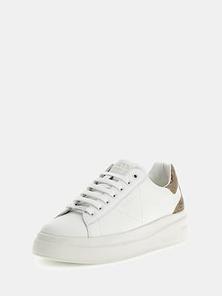 Elbina genuine leather sneakers offers at £110 in Guess