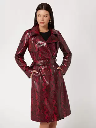 Python print trench offers at £215 in Guess