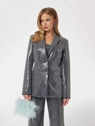 Sequin blazer offers at £190 in Guess