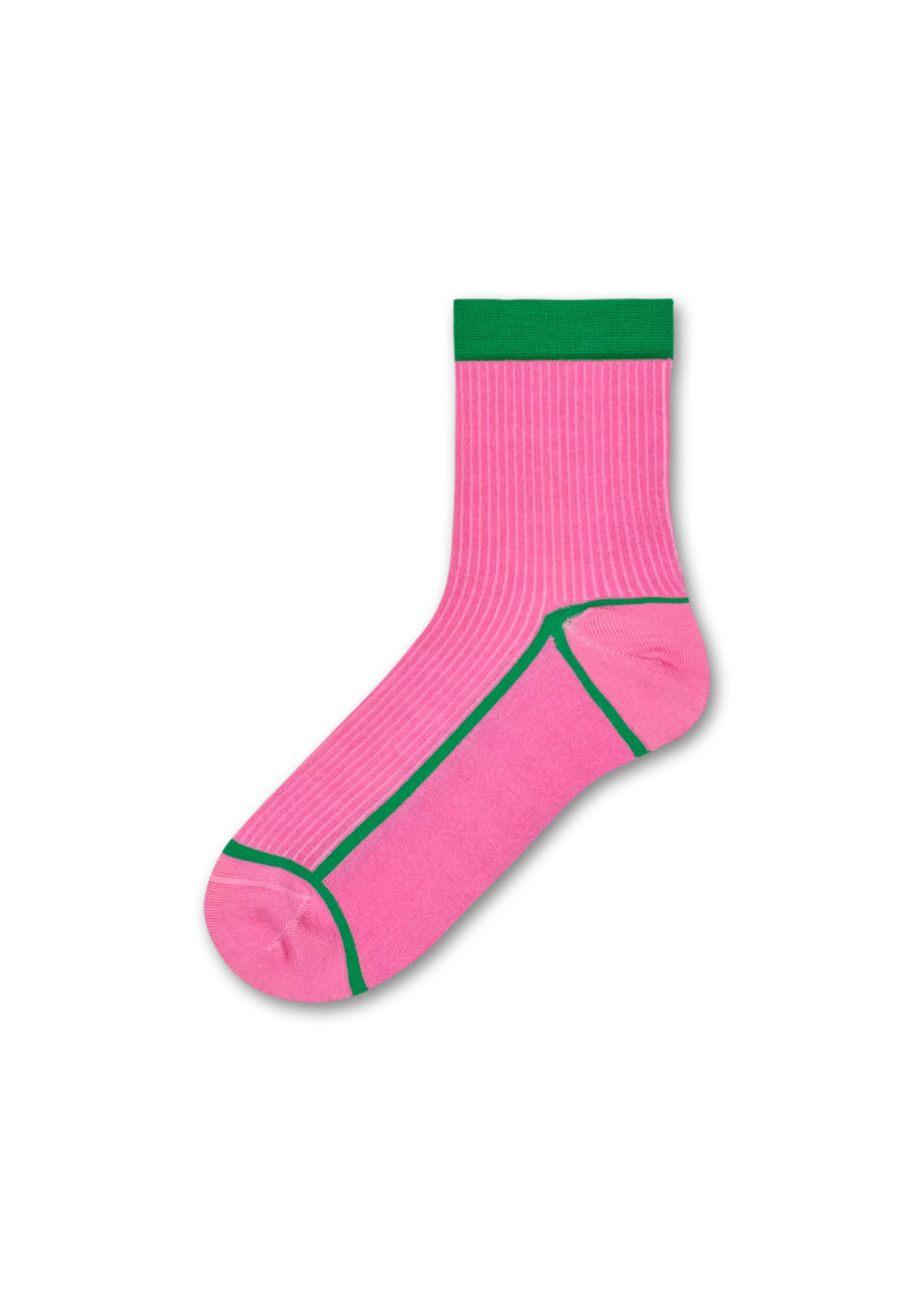 Lily Rib Ankle Sock offers at £7 in Happy Socks