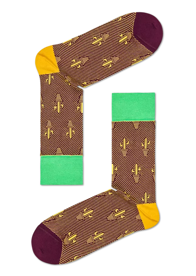 Dressed Cactus Crew Sock offers at £10 in Happy Socks