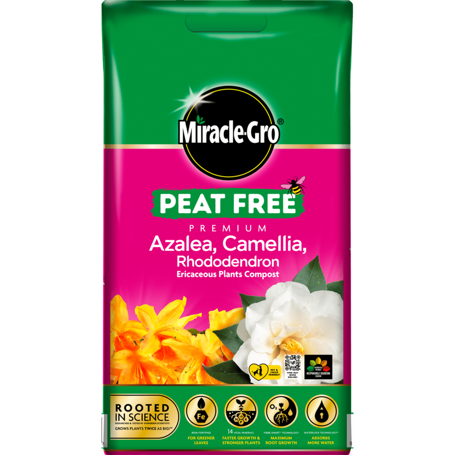 Miracle-Gro Peat Free Ericaceous Compost offers at £4.99 in Hillier Garden Centres