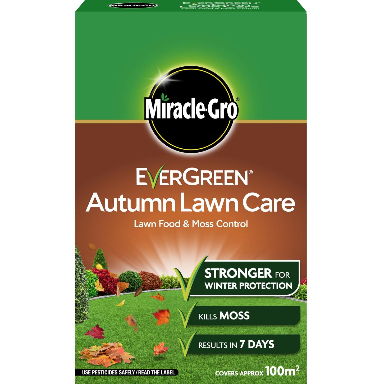 Miracle-Gro Evergreen Autumn Lawn Care 100m² offers at £14.99 in Hillier Garden Centres