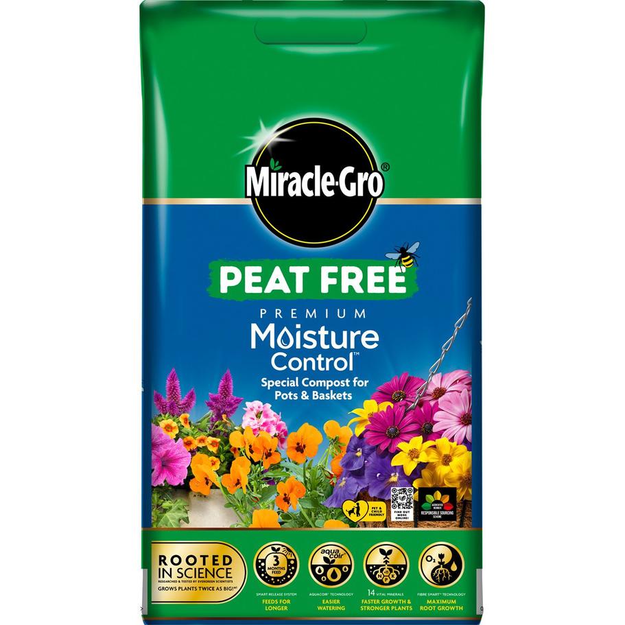 Miracle-Gro Peat Free Moisture Control Compost offers at £4.99 in Hillier Garden Centres