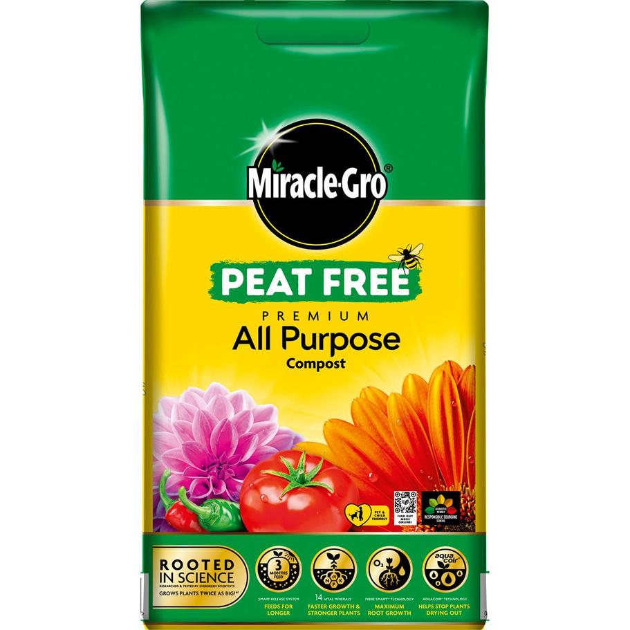 Miracle-Gro Peat Free All Purpose Compost offers at £4.99 in Hillier Garden Centres