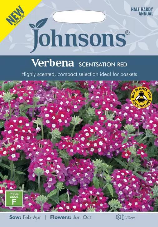 Johnsons Verbena Scentsation Red Seeds offers at £3.49 in Hillier Garden Centres