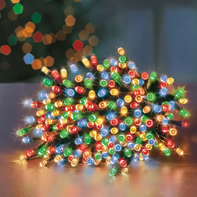 Super Brights Multicolour LED Christmas Lights offers at £9.99 in Hillier Garden Centres