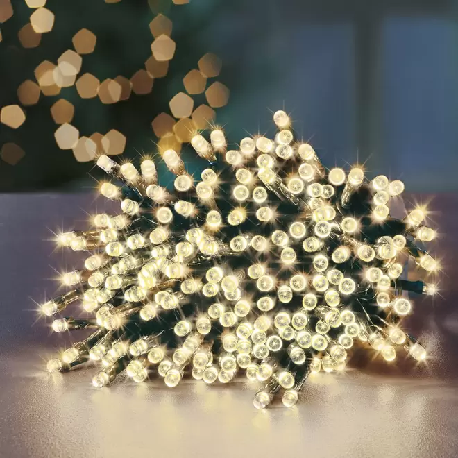 Super Brights Warm White LED Christmas Lights offers at £19.99 in Hillier Garden Centres