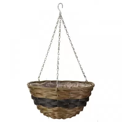 Faux Rattan Hanging Basket Firenze offers at £12.99 in Hillier Garden Centres