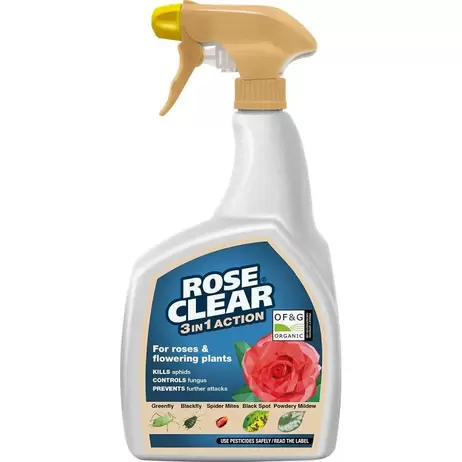 RoseClear 3-in-1 Ready To Use Spray 800ml offers at £8.99 in Hillier Garden Centres