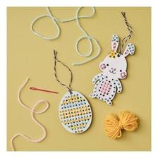 Bunny and Egg Cross Stitch Kit 2 Pack offers at £4.49 in Hobbycraft