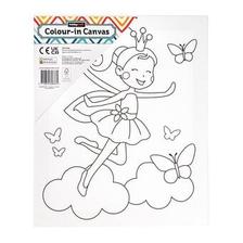 Fairy Colour-in Canvas offers at £3.49 in Hobbycraft