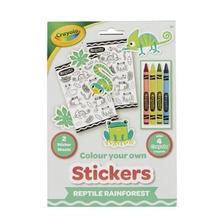 Crayola Colour Your Own Reptile Rainforest Stickers offers at £3.49 in Hobbycraft
