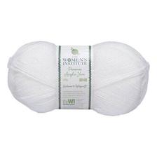 Women's Institute White Premium Acrylic Yarn 100g offers at £4.49 in Hobbycraft