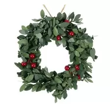 Hanging Mini Green Wreath 15cm offers at £6.49 in Hobbycraft