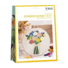 RHS Bouquet Embroidery Kit 8 Inches offers at £10 in Hobbycraft