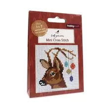 Bauble Deer Mini Cross Stitch Kit offers at £2.49 in Hobbycraft