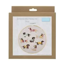 Trimits Dogs Embroidery Hoop Kit offers at £6.49 in Hobbycraft