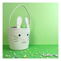 Bunny Rope Basket 24cm offers at £10 in Hobbycraft