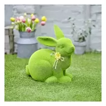 Faux Grass Bunny with Flower 40cm offers at £36 in Hobbycraft