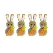 Easter Bunnies with Carrots 4 Pack offers at £3.49 in Hobbycraft