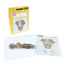 Bunny Flowerpot Mini Cross Stitch Kit offers at £4.49 in Hobbycraft