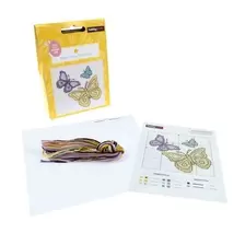 Butterflies Mini Cross Stitch Kit offers at £4.49 in Hobbycraft