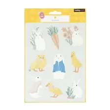 Rabbit and Duckling Sticker Sheet 9 Pack offers at £4.49 in Hobbycraft