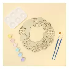 Paint Your Own Wooden Wreath Kit offers at £4.49 in Hobbycraft