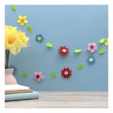 Felt Flowers Garland 1.5m offers at £3.49 in Hobbycraft