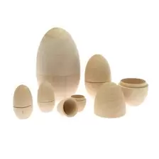 Assorted Wooden Fillable Eggs 6 Pack offers at £16 in Hobbycraft