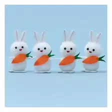 White Bunnies with Carrots 4 Pack offers at £3.49 in Hobbycraft