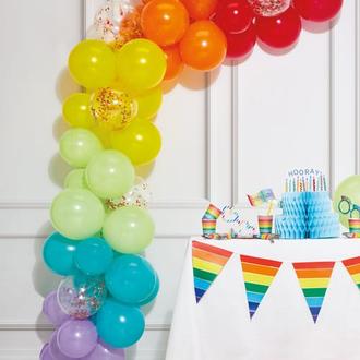 Let's Party Rainbow Balloon Arch Kit offers at £3.49 in Home Bargains