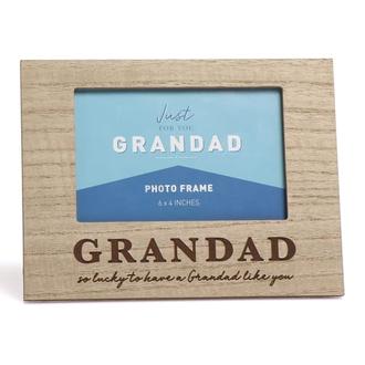 Just For You Grandad Wooden Photo Frame offers at £1.99 in Home Bargains
