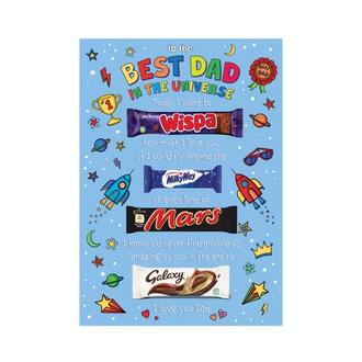 Chocolate Poem - Best Dad In The Universe offers at £4.99 in Home Bargains