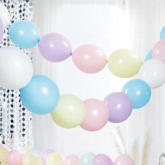 Let's Party Pastel Balloon Garland offers at £2.49 in Home Bargains