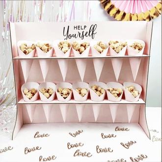 Let's Party Popcorn Treat Wall - Rose Gold offers at £3.99 in Home Bargains