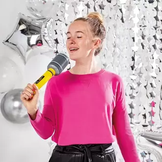 Let's Party Inflatable Microphone offers at £0.99 in Home Bargains