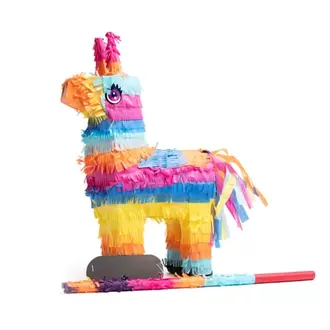 Let's Party Pinata with Basher & Eye Mask - Donkey offers at £9.99 in Home Bargains