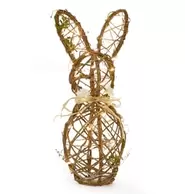 Spring Time Light Up Rattan Bunny Decoration offers at £9.99 in Home Bargains