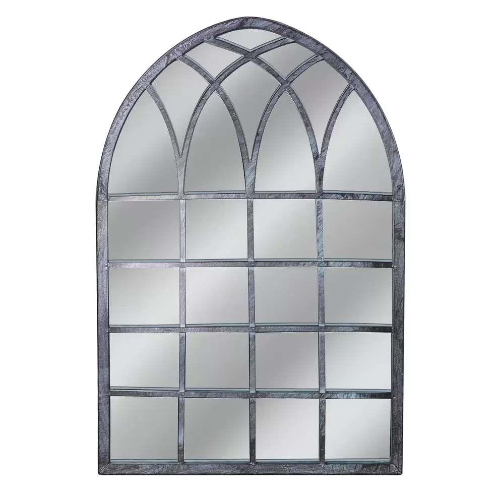 Metal Framed Gothic Outdoor Garden Mirror offers at £20 in Homebase