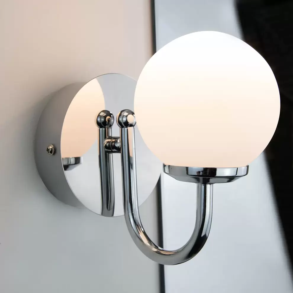Victoria 6w Chrome LED Bathroom Wall Light offers at £12 in Homebase