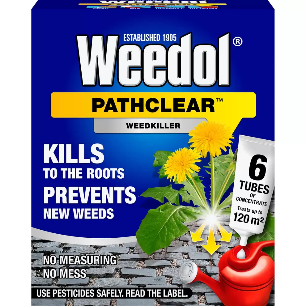 Weedol Pathclear 6 Liquid Concentrate Tubes offers at £11.2 in Homebase
